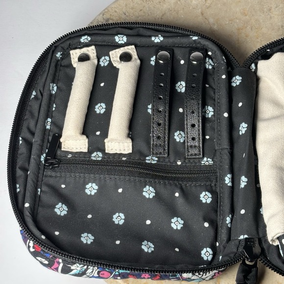 Vera Bradley Zip Around Jewelry Folio Stained Glass Medallion EUC VB - Picture 7 of 10